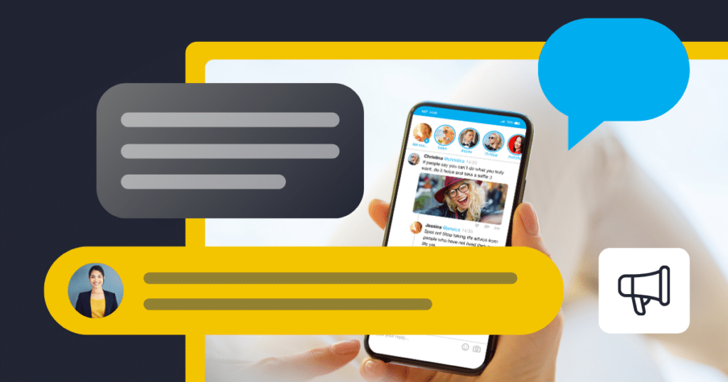 Imagen destacada para el artículo de SocialBee sobre herramientas de gestión de Twitter