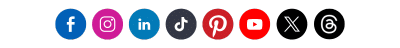 Later supported social media platforms logos