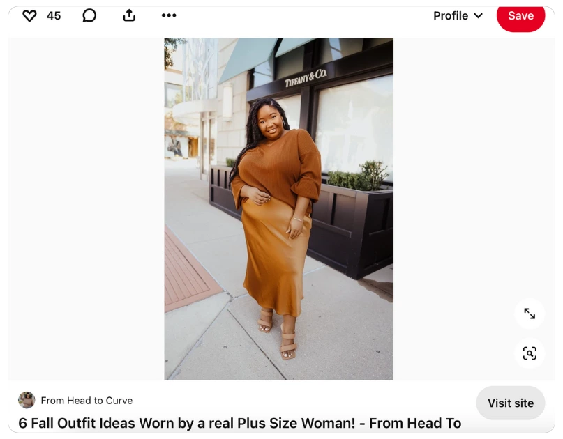 Seasonal Pinterest content